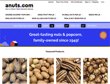 Tablet Screenshot of anuts.com